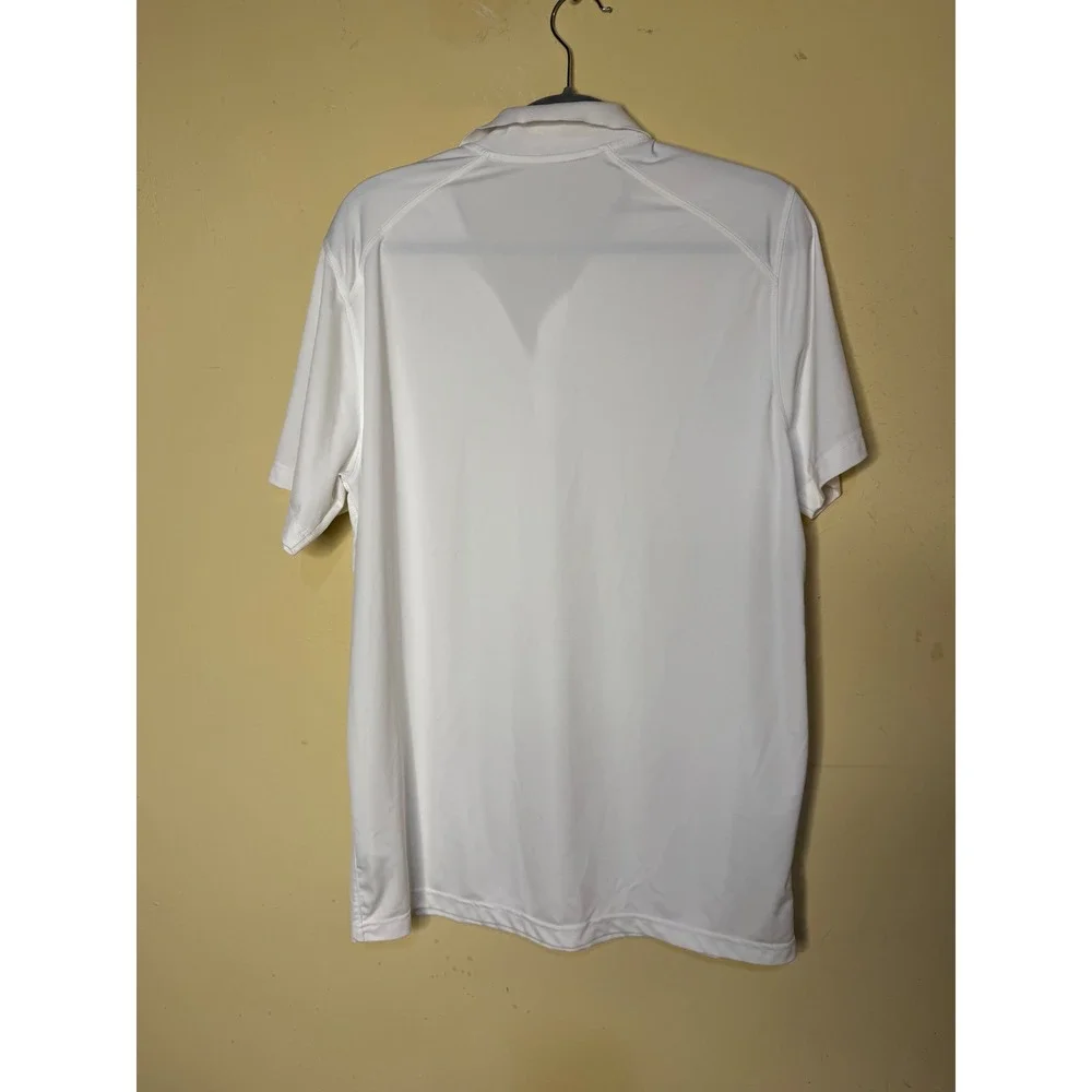 Nike NFL‎ Dri-FIT Training Polo Shirt Mens Large White Logo